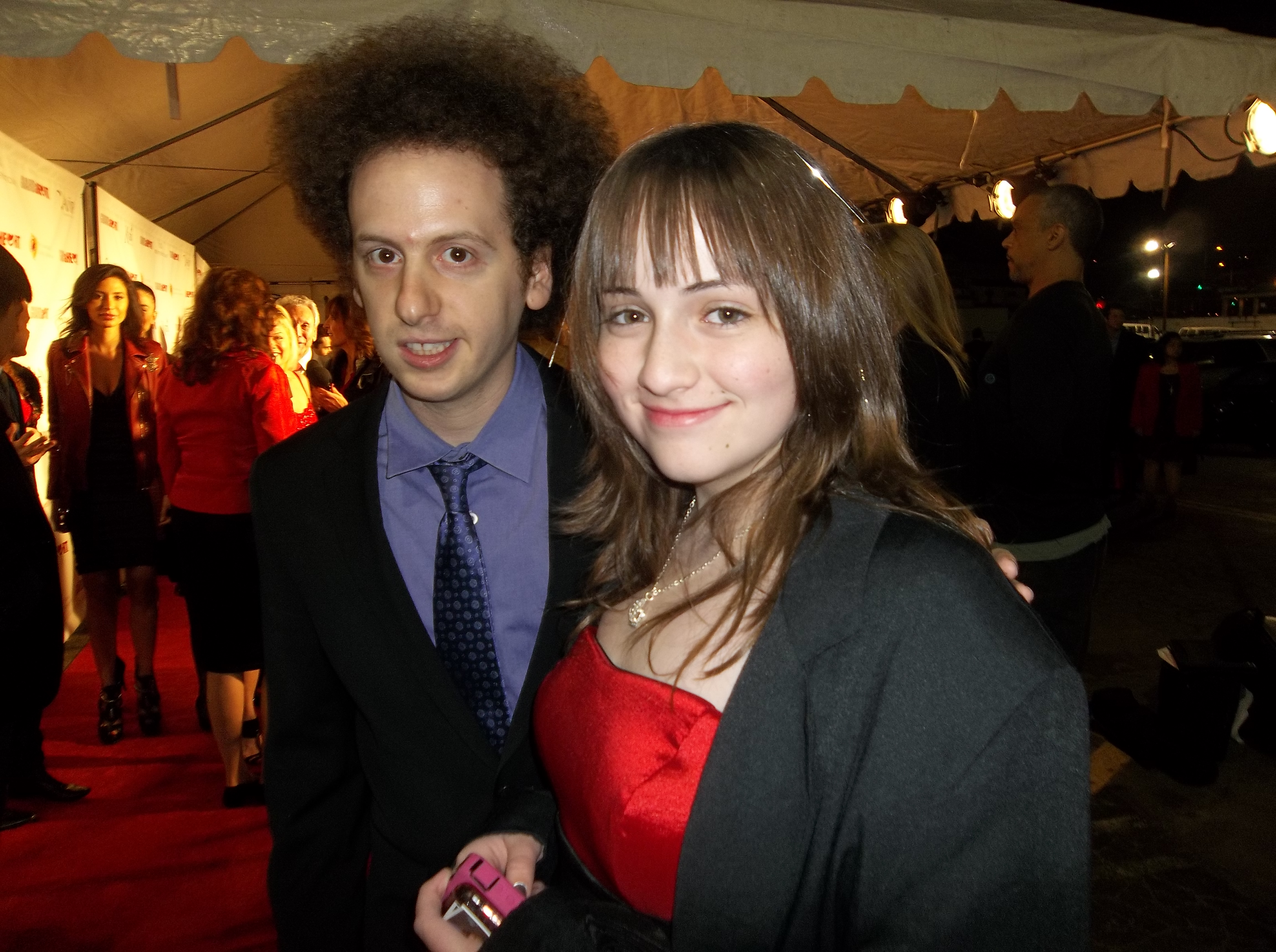 Corey Taylor with Josh Sussman from Glee