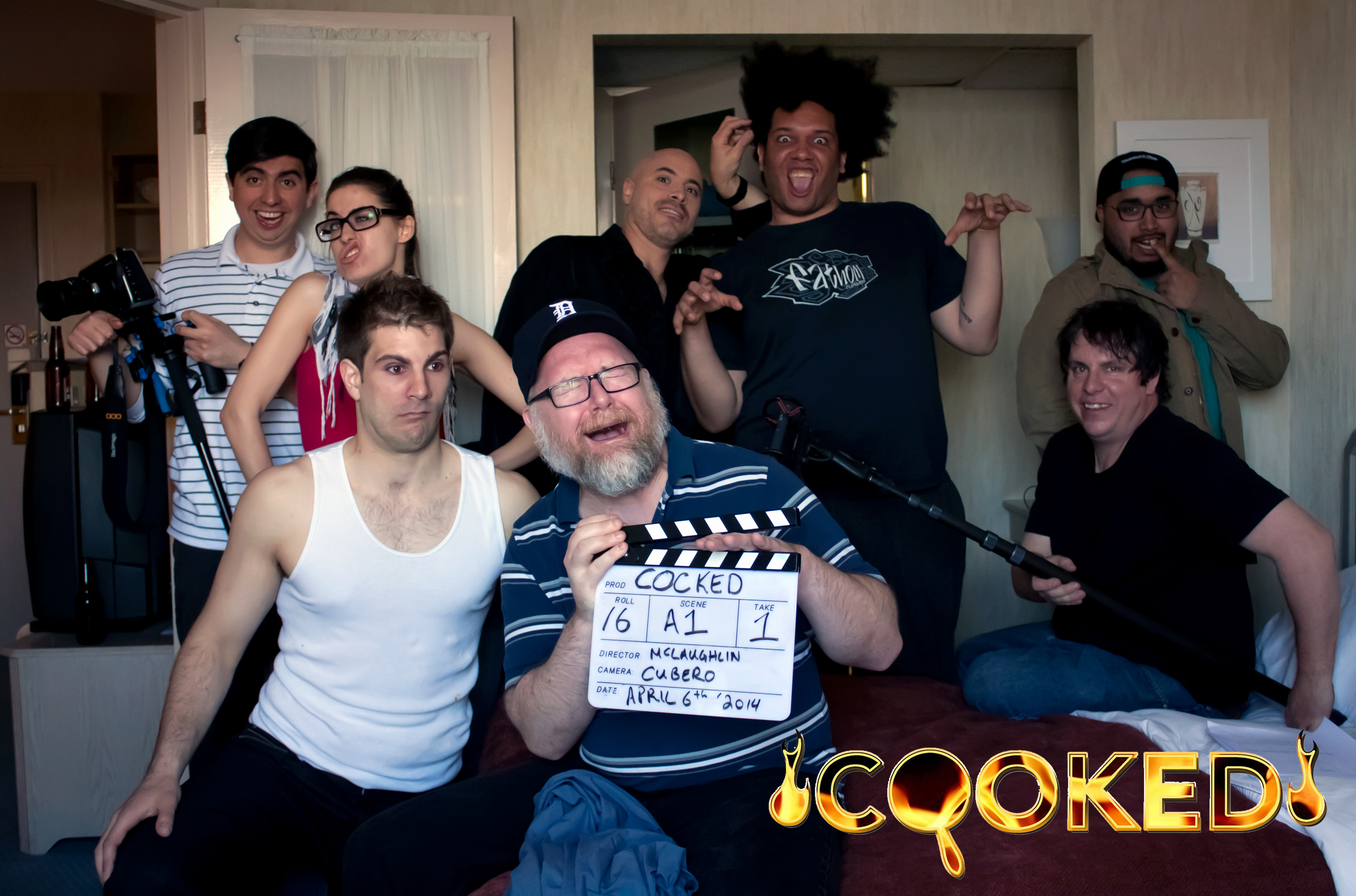 Fun times on the set of COOKED!