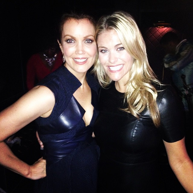 With Scandal's Bellamy Young at the 2014 Les Girls even in Hollywood