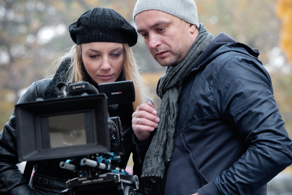 Director Ivanna Benesova and DOP Dimitrij Chmelnicky.