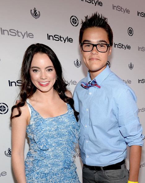 Freya Tingley and Cole Ewing at InStyle Magazine's 2013 Summer Soiree.