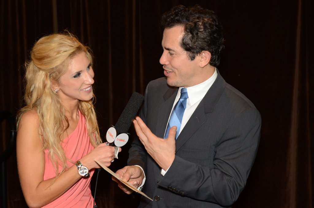 With John Leguizamo at the 56th Drama Desk Awards in New York City.