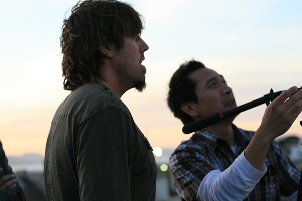 Steve Wolsh with cinematographer Michael Solidum