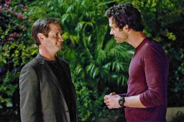 Still of Matt Letscher and David Walton in Bent (2012)