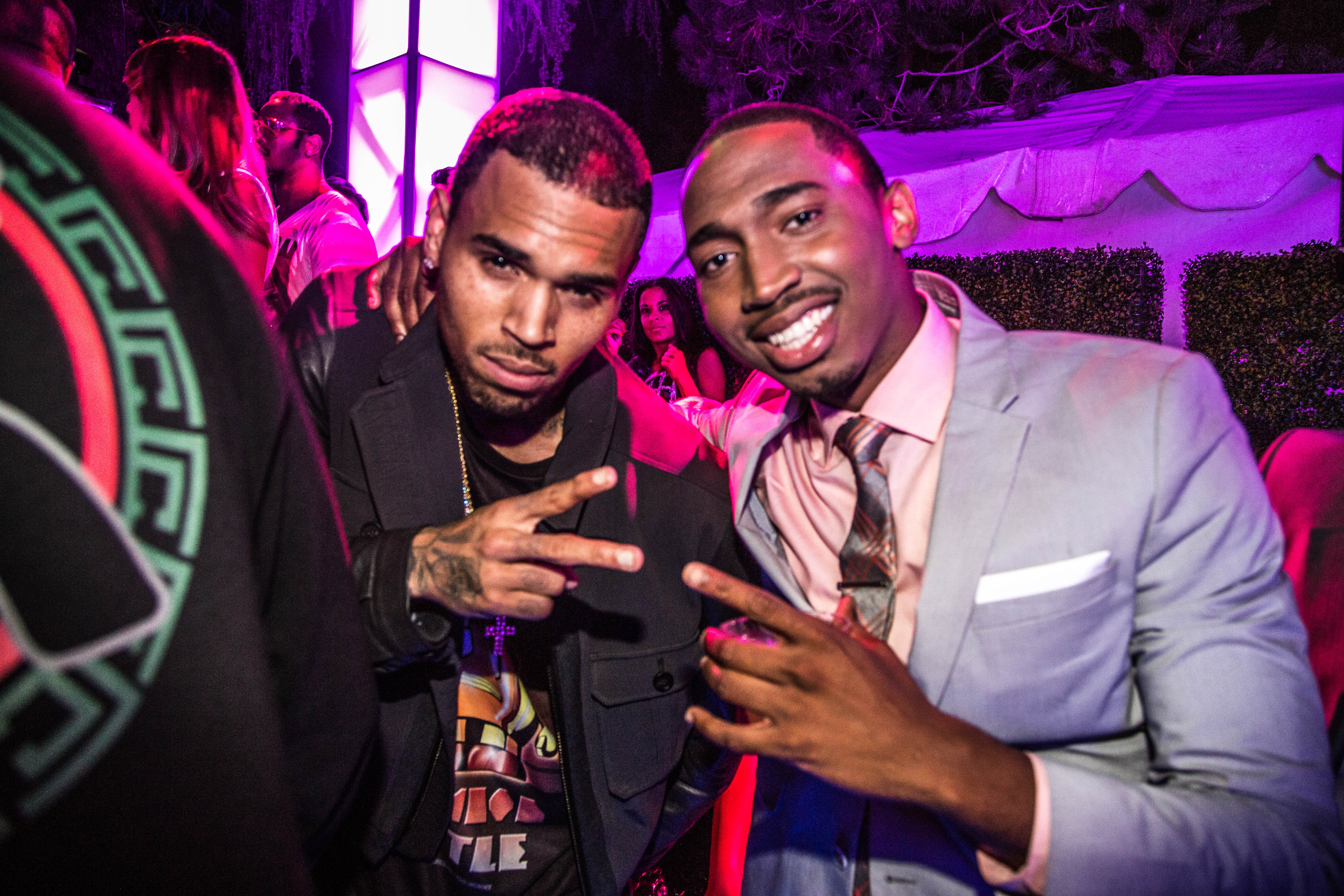 Noel Braham and R&B artist Chris Brown.