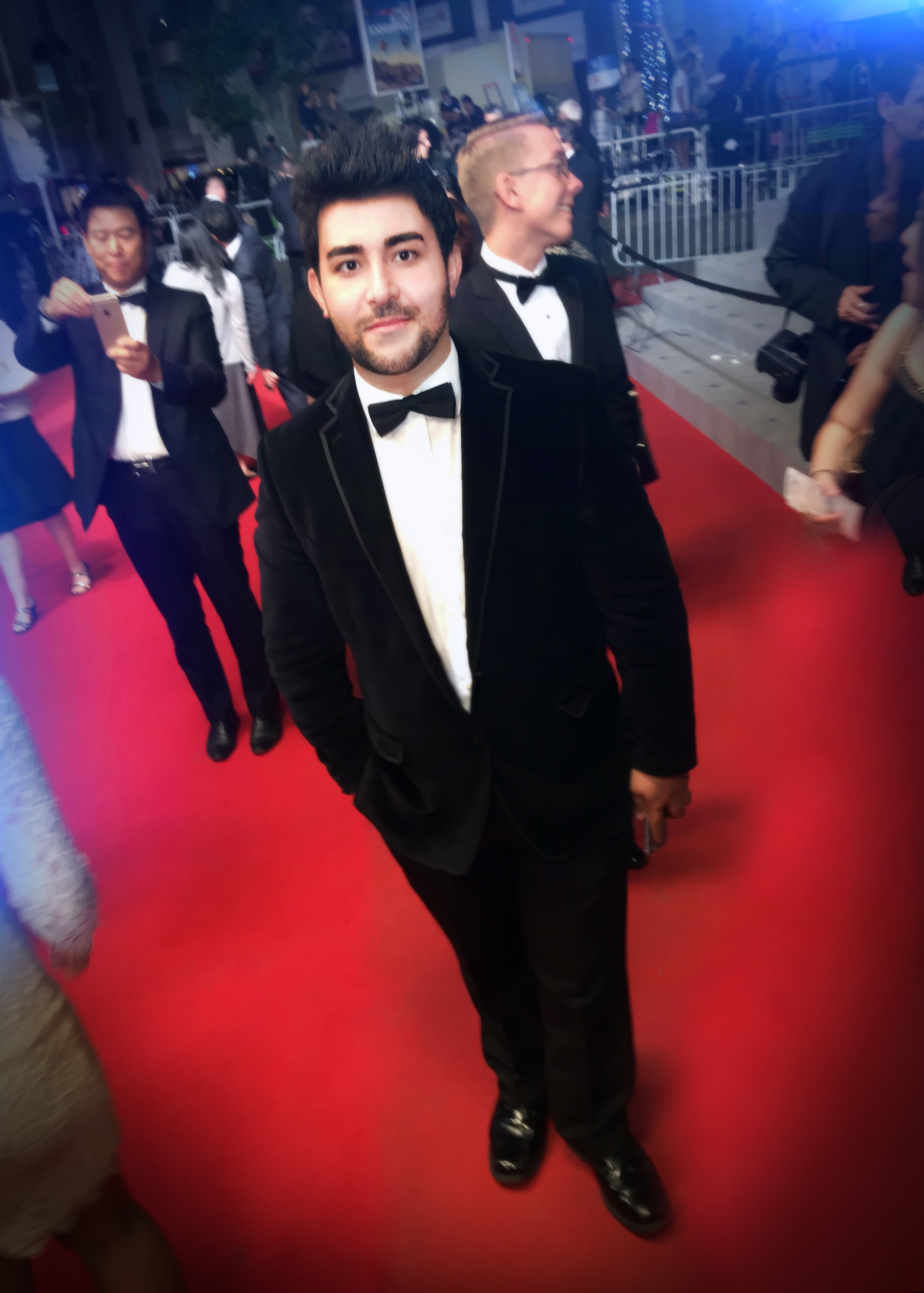 Arya Moghaddam, attending the 68th Cannes Film Festival. (2015)