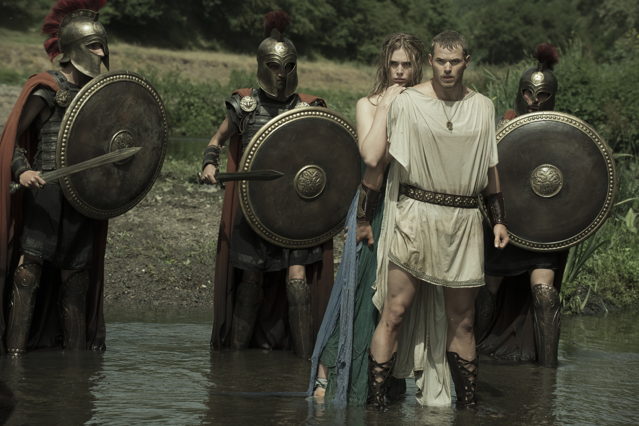 Still of Kellan Lutz and Gaia Weiss in The Legend of Hercules (2014)