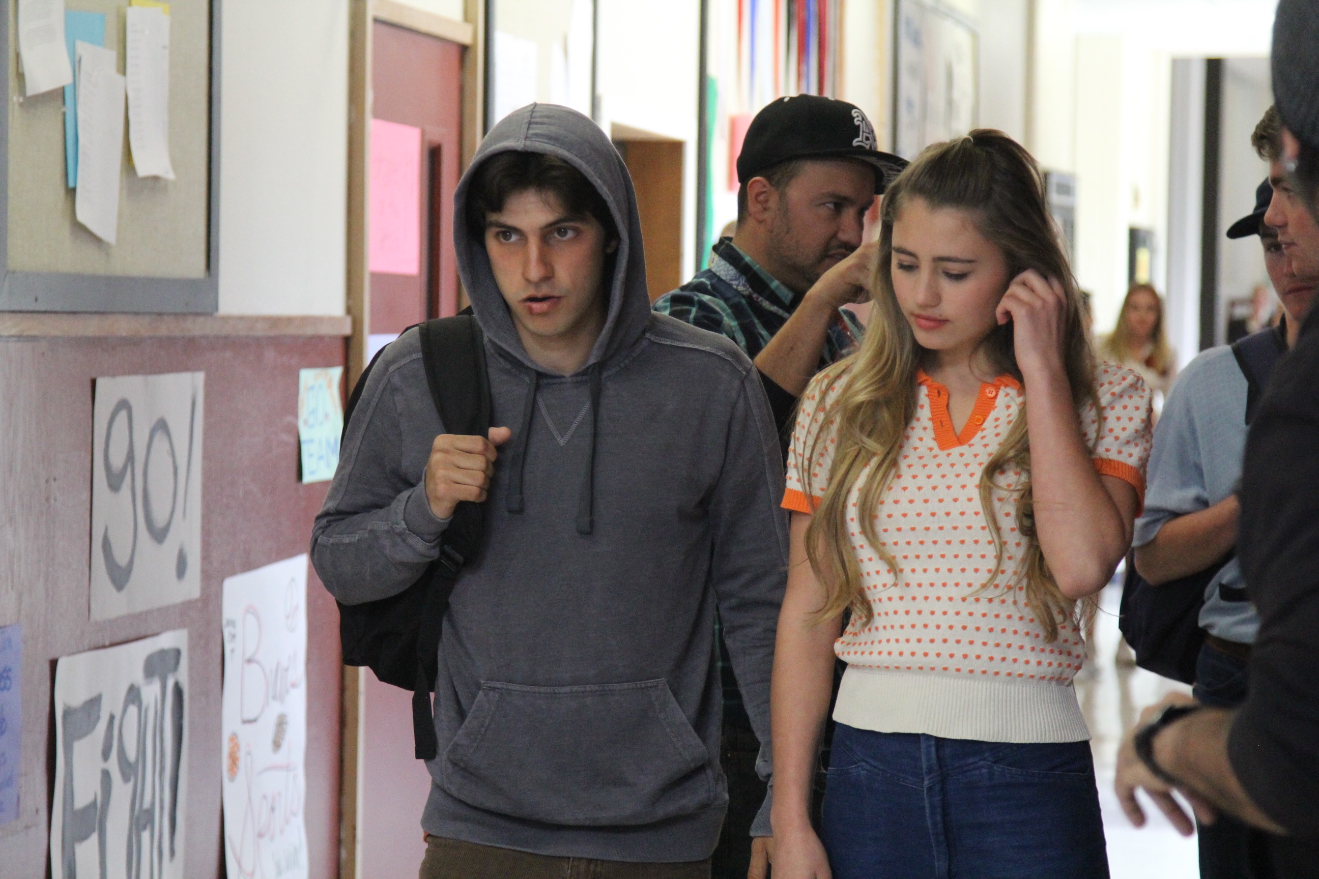 George Kosturos and Lia Marie Johnson in 