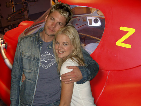 Nathan Anderson with Kirsten Storms in 'Zenon-Z3'