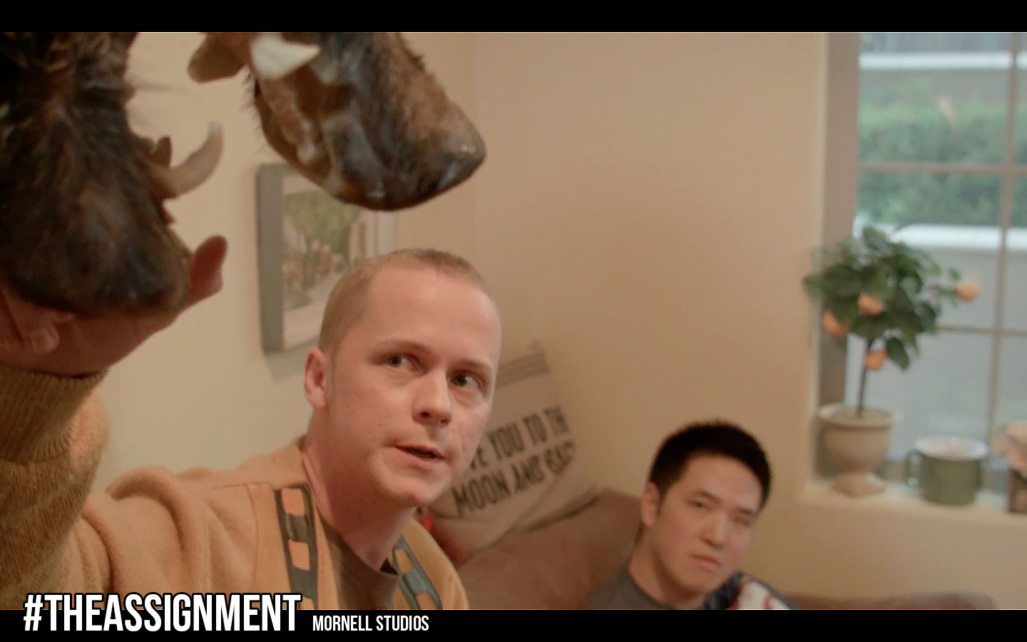 Still of Bryce Lee Townsend and Brian Chin in #TheAssignment and Sex Grounds