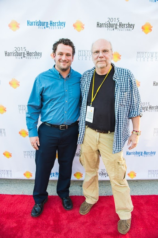 With Mike Mowen at the Harrisburg-Hershey Film Festival