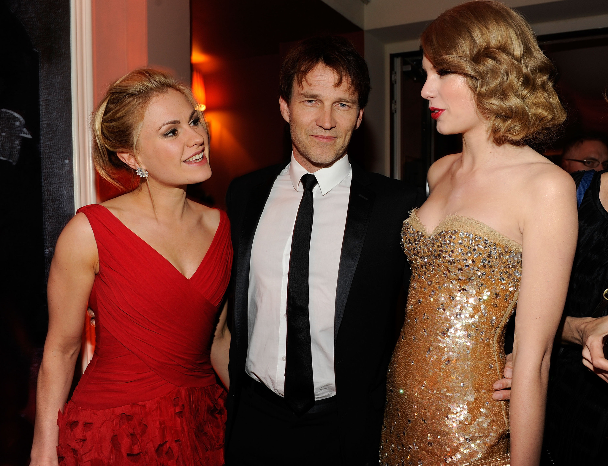 Anna Paquin, Stephen Moyer and Taylor Swift