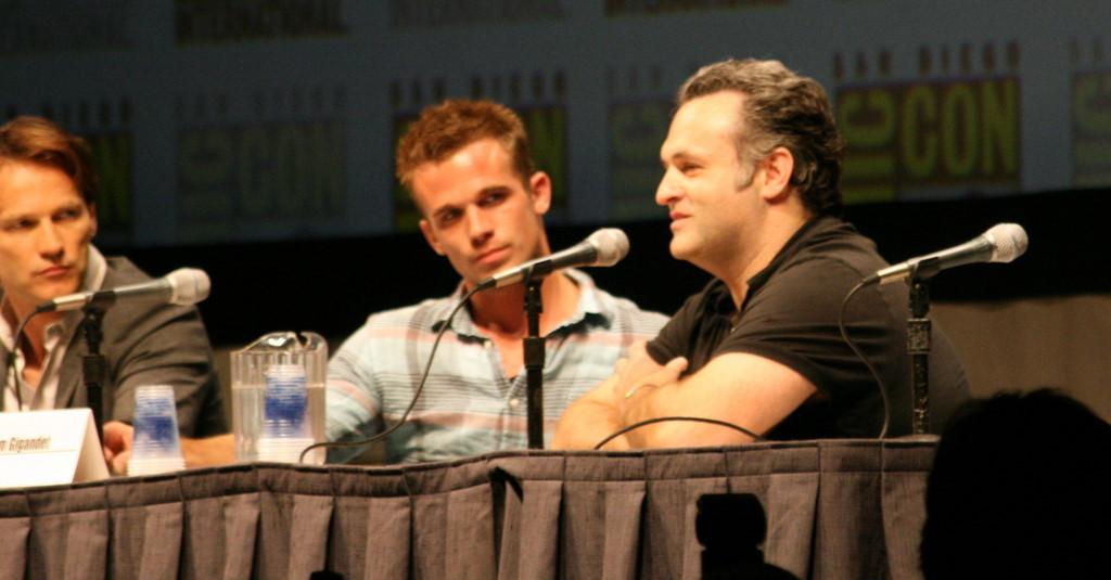 Stephen Moyer, Genndy Tartakovsky and Cam Gigandet