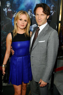 Anna Paquin and Stephen Moyer at event of Tikras kraujas (2008)