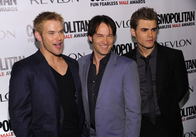 Stephen Moyer, Paul Wesley and Kellan Lutz