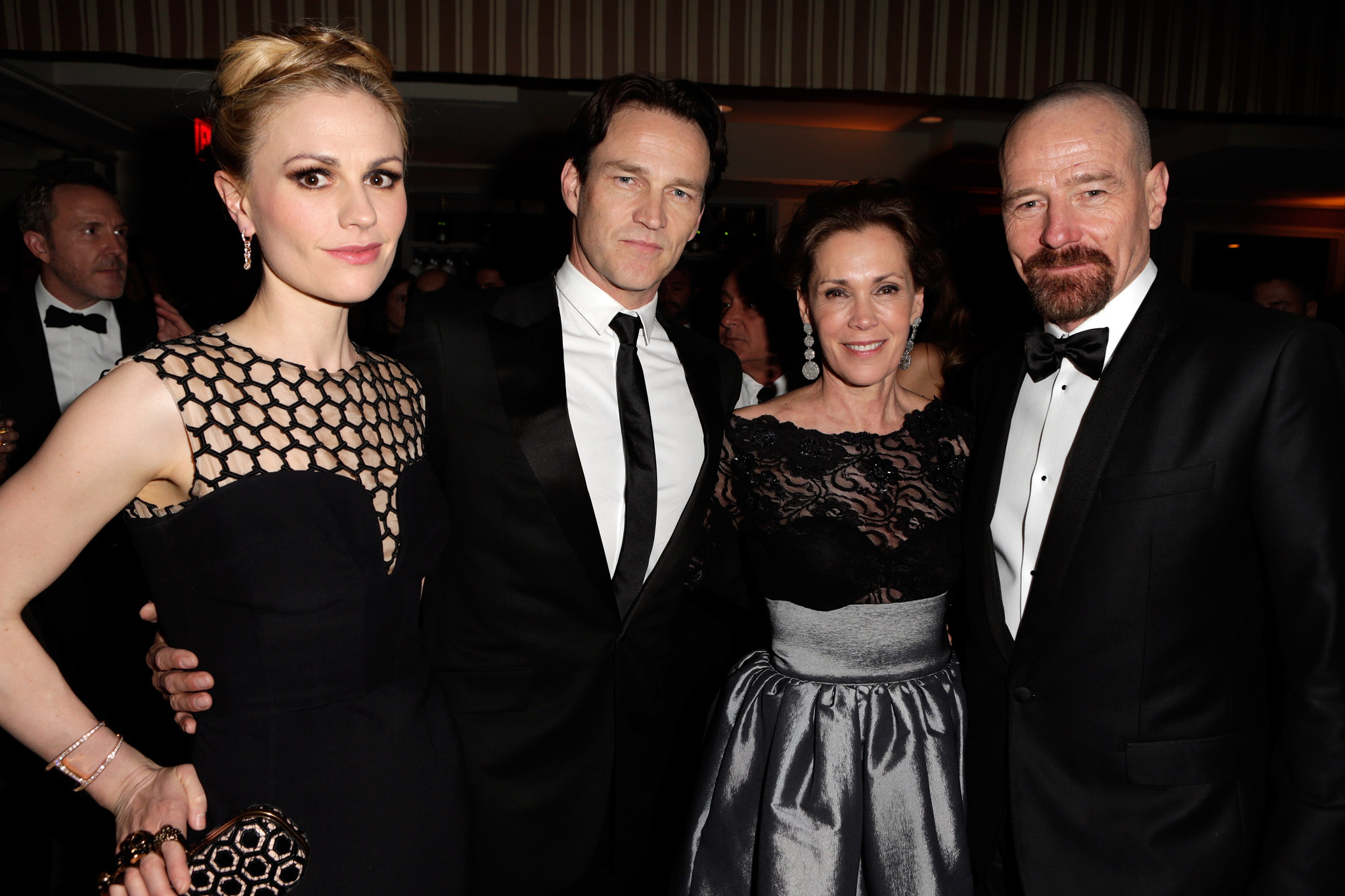 Anna Paquin, Bryan Cranston, Robin Dearden and Stephen Moyer