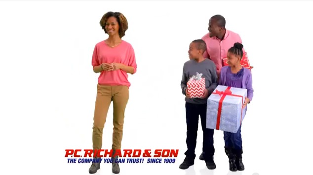 A Screen Shot of Guyviaud Joseph and Chrissy Love in a P.C. Richard & Son commercial