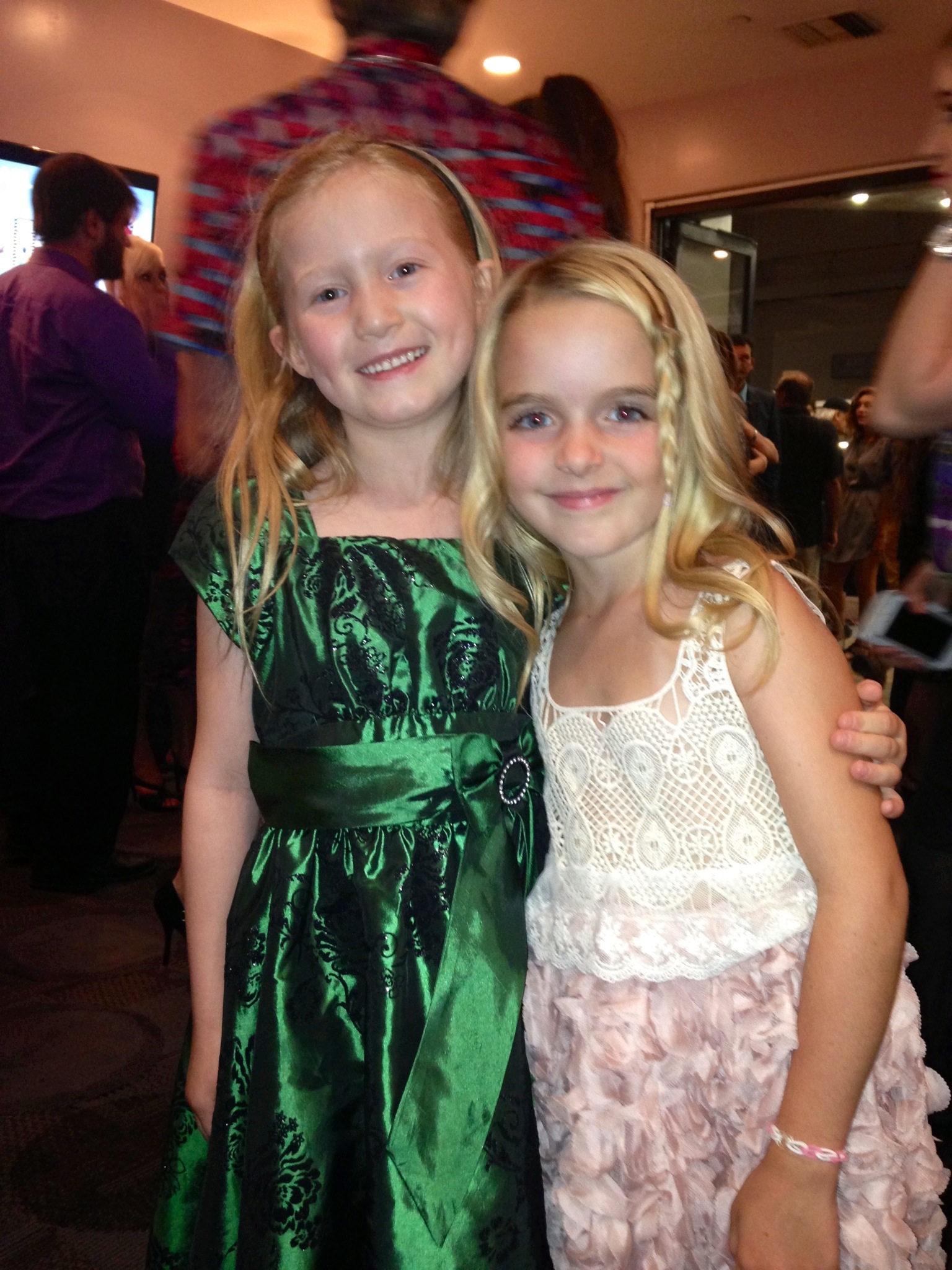 Abigail and McKenna Grace. July 22, 2014