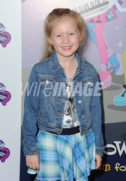 HOLLYWOOD, CA - SEPTEMBER 27: Actress Abigail Zoe Lewis attends the premiere of Hasbro Studios' 'My Little Pony Equestria Girls Rainbow Rocks' at TCL Chinese 6 Theatres on September 27, 2014 in Hollywood, California. (Photo by Angela Weiss/