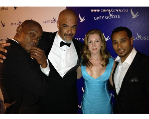 Actress Pason, Actors Bokeem Woodbine, Cisco Reyes, Producer Freeman White, 513 Film, Cannes Film Festival