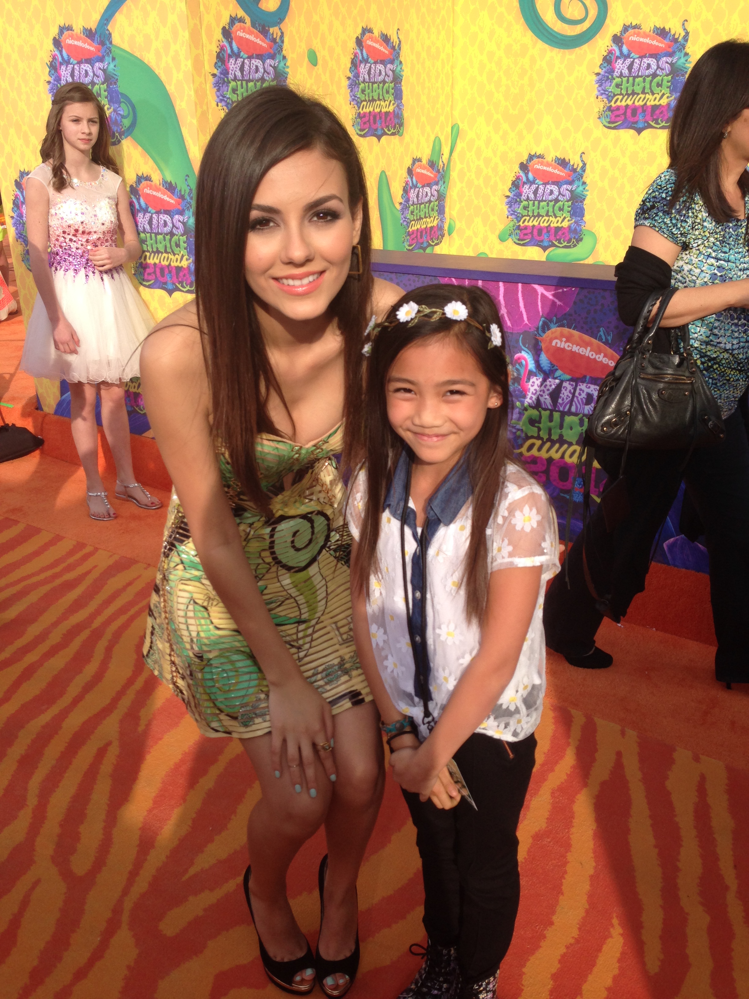 Victoria Justice and Cheyenne Nguyen at 2014 KCA