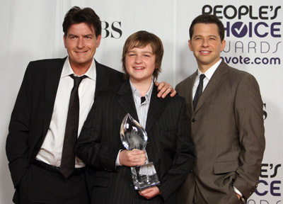 Charlie Sheen, Jon Cryer and Angus T. Jones