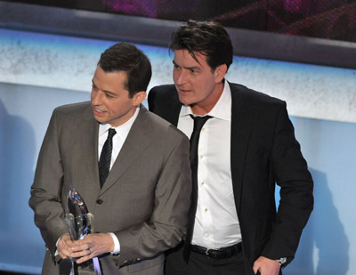 Charlie Sheen and Jon Cryer