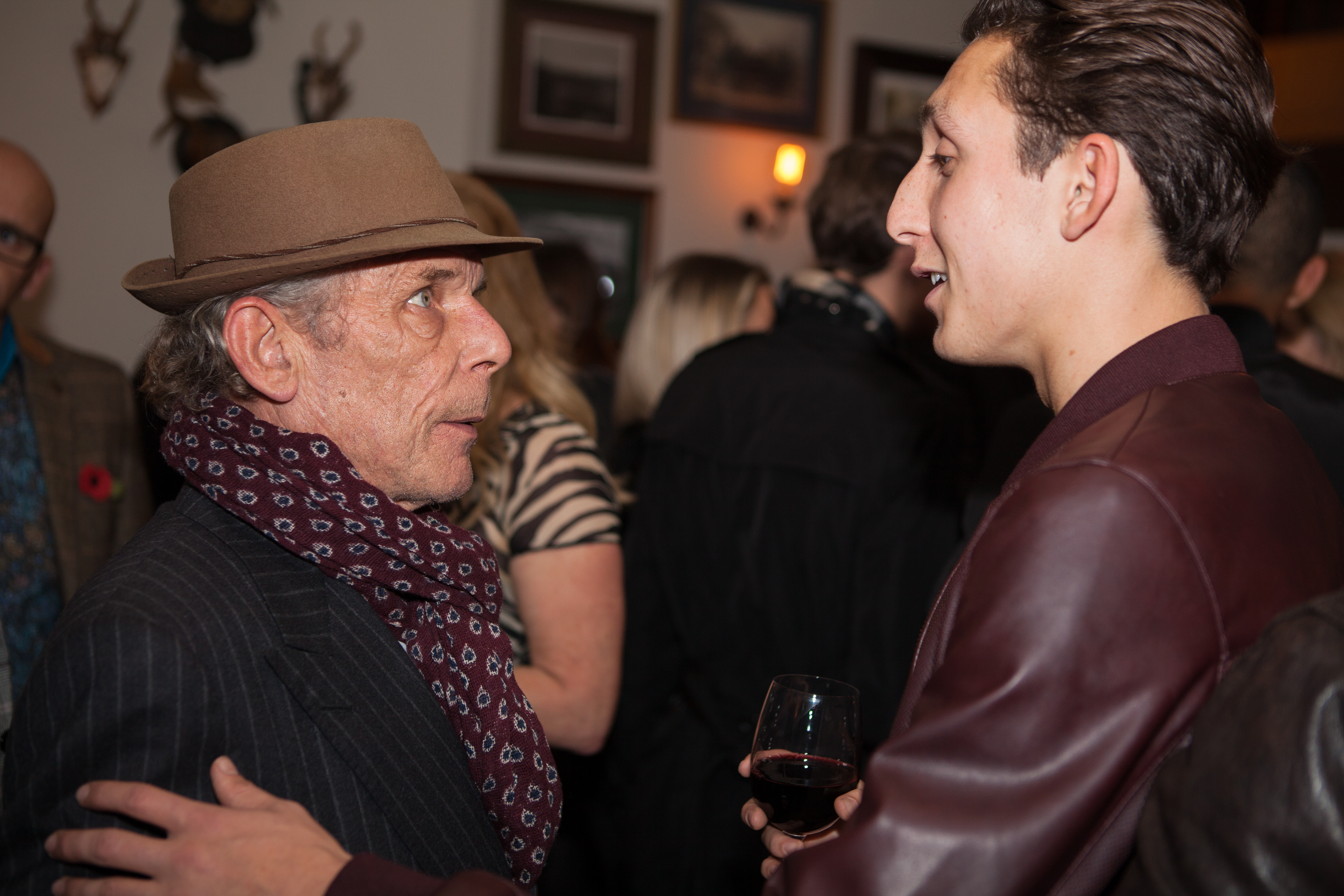 Christopher Fairbank and Giacomo Mancini at the UK Jewish Film Festival