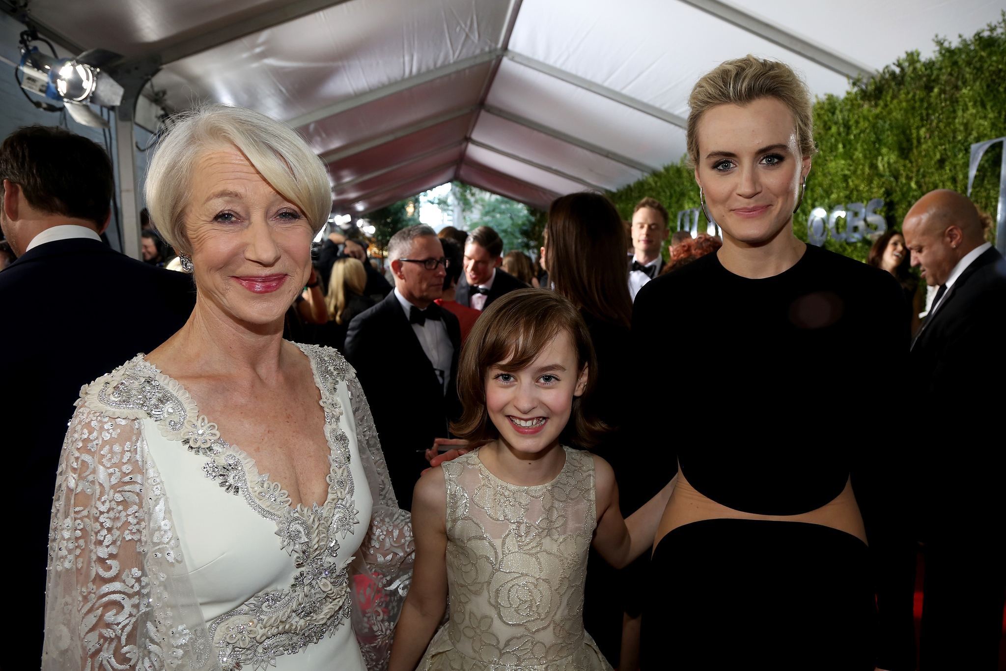 Helen Mirren, Taylor Schilling and Sydney Lucas