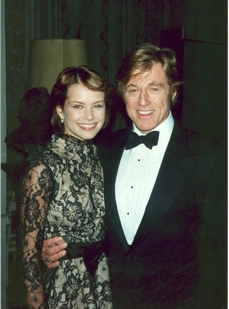 Robert Redford and Andrea Osvárt in Spy Game (2001)