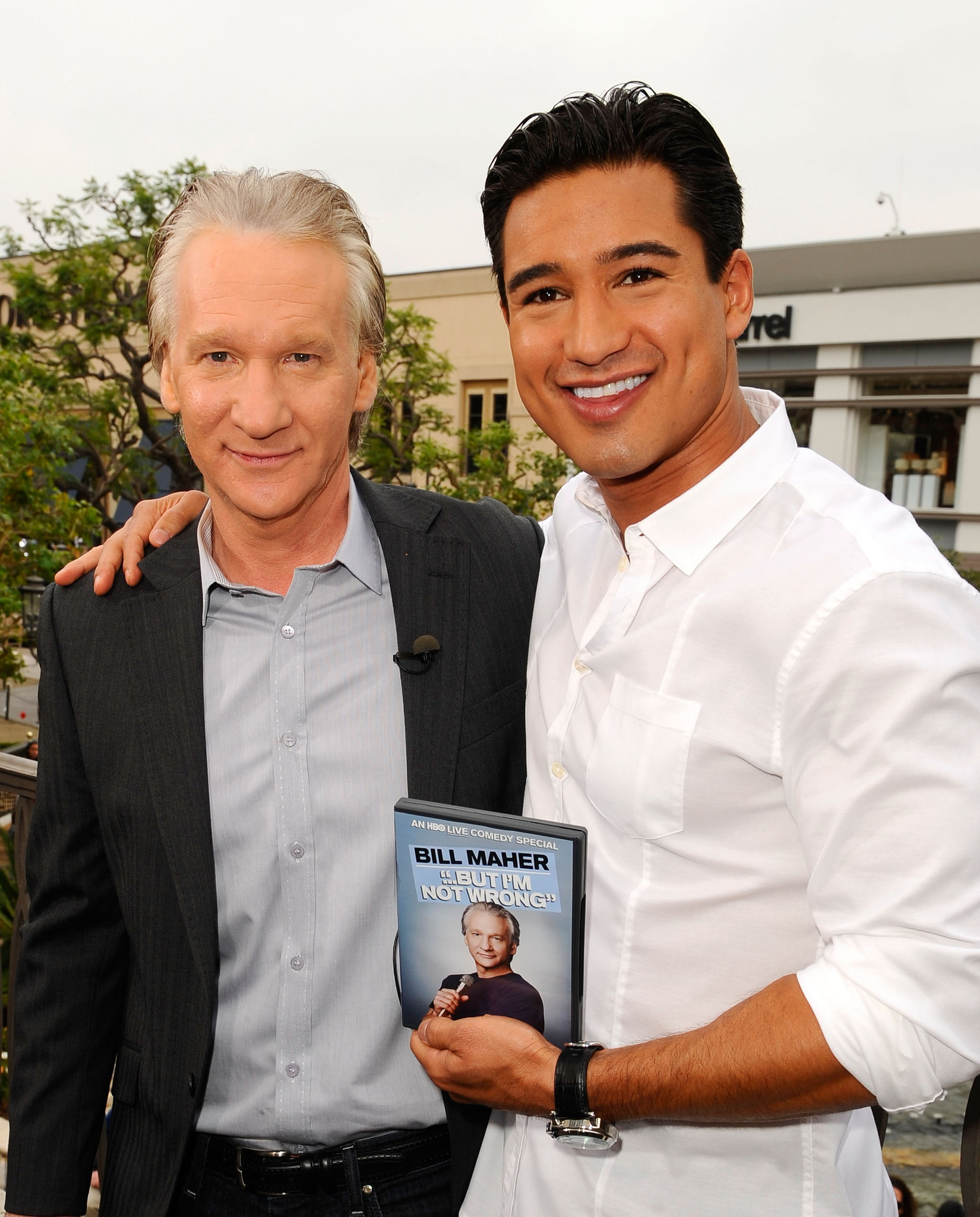 Bill Maher and Mario Lopez