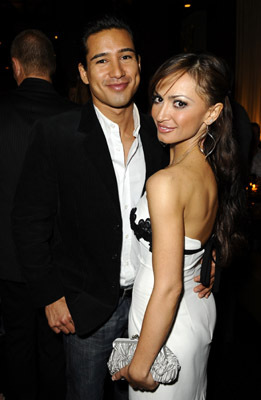 Mario Lopez and Karina Smirnoff