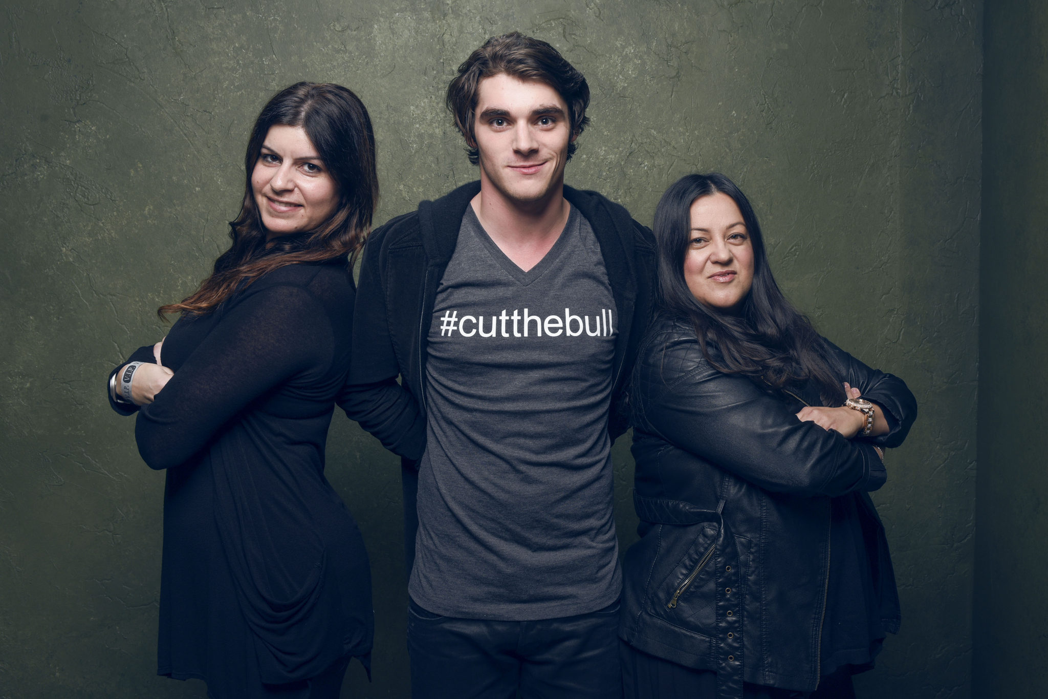 Melinda Esquibel, RJ Mitte and Nedda Soltani