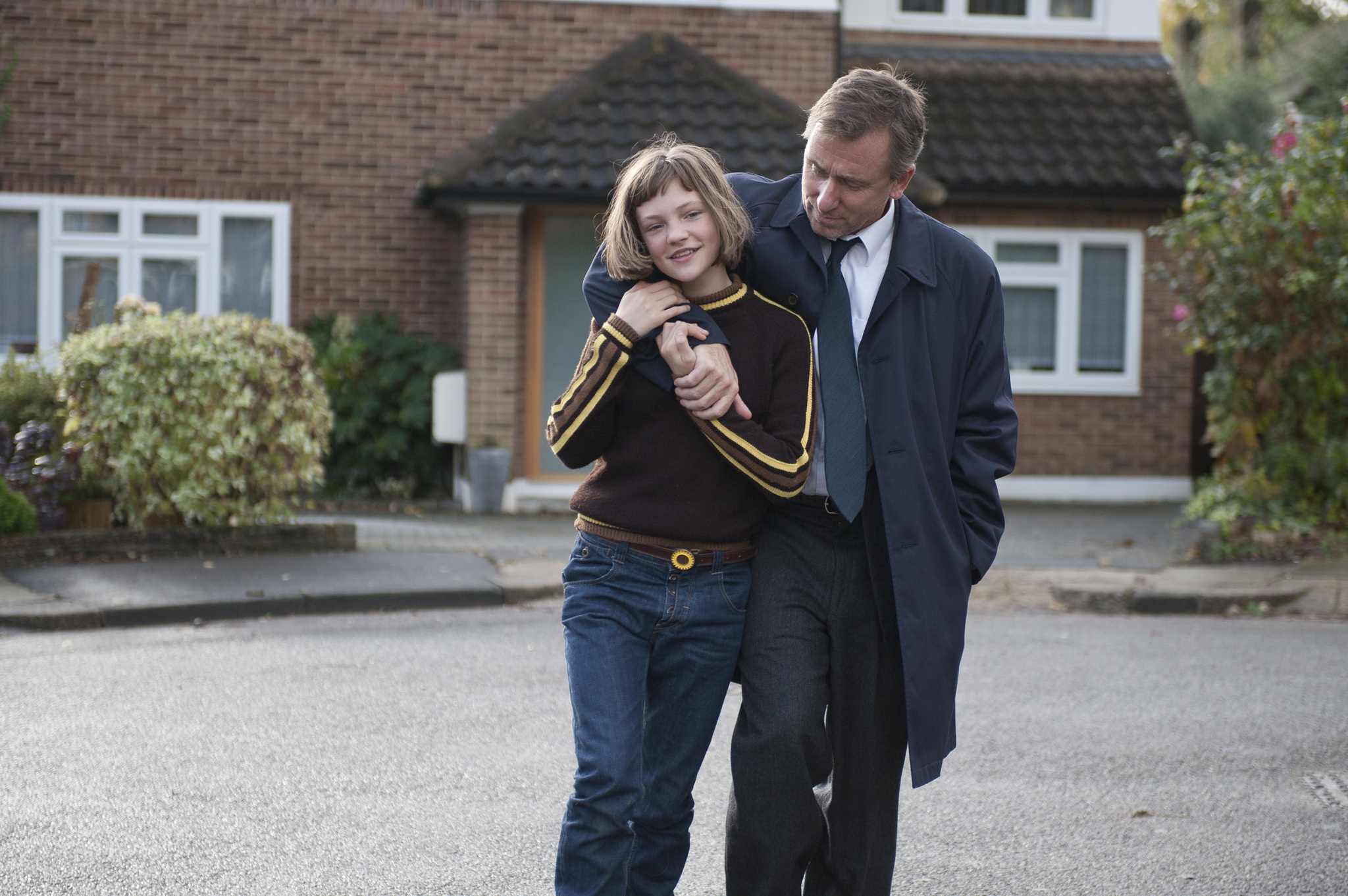 Still of Tim Roth and Eloise Laurence in Broken (2012)