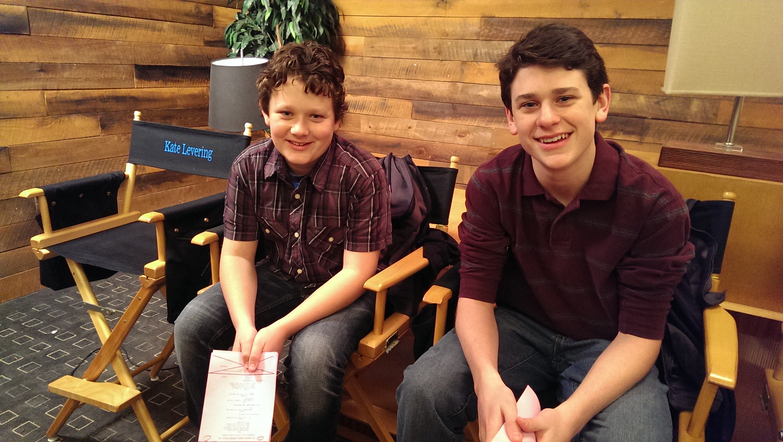 Drop Dead Diva set with brother, Blake Jones