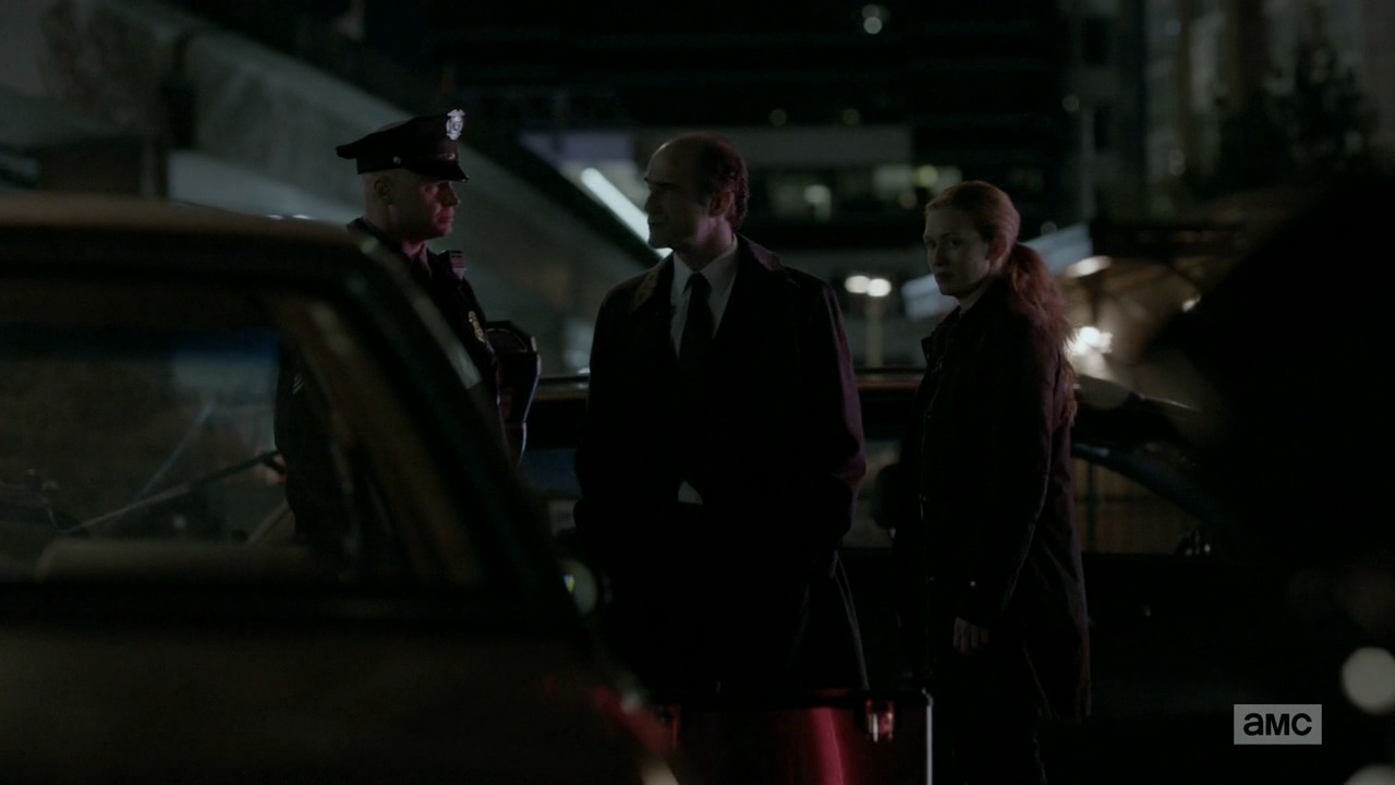 The Killing with Dave Thompson, Elias Koteas and Mireille Enos.