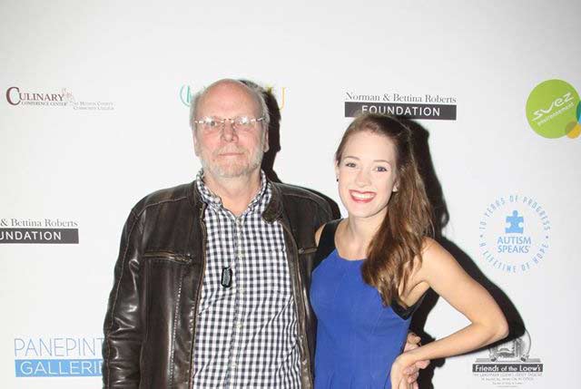 With Elizabeth Wyld at the Golden Door International Film Festival