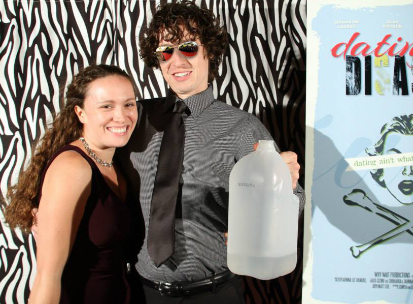 Renee Pilon and Elliot Diviney at the Dating Disasters premiere in Los Angeles, CA
