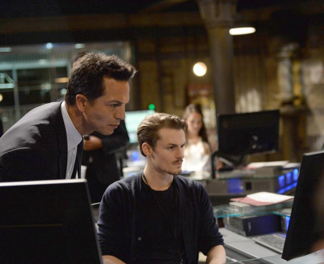 Still of Benjamin Bratt and Giles Matthey in 24: Live Another Day (2014)