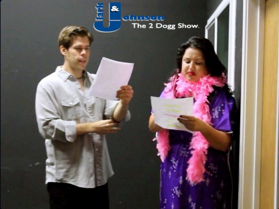 Johnson & Clark The 2 Dogg Show with the brilliant Actor, Will Johnson. Characters Sandra & Walter.