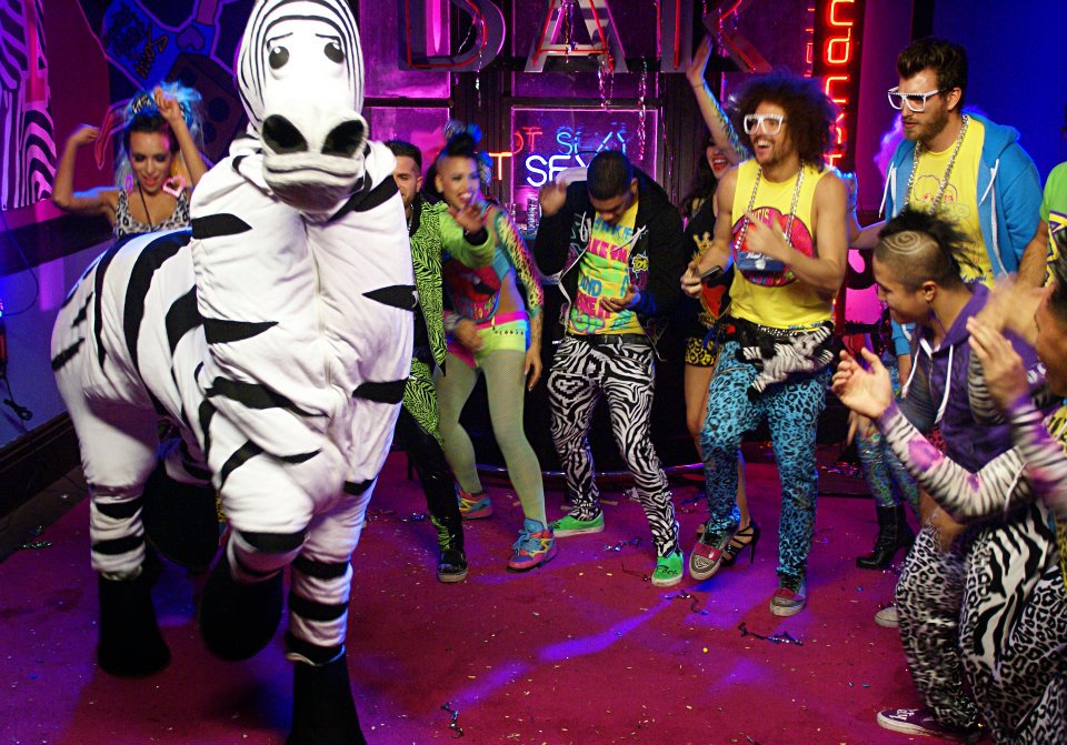 Dancer in the LMFAO music video Sorry for Party Rocken