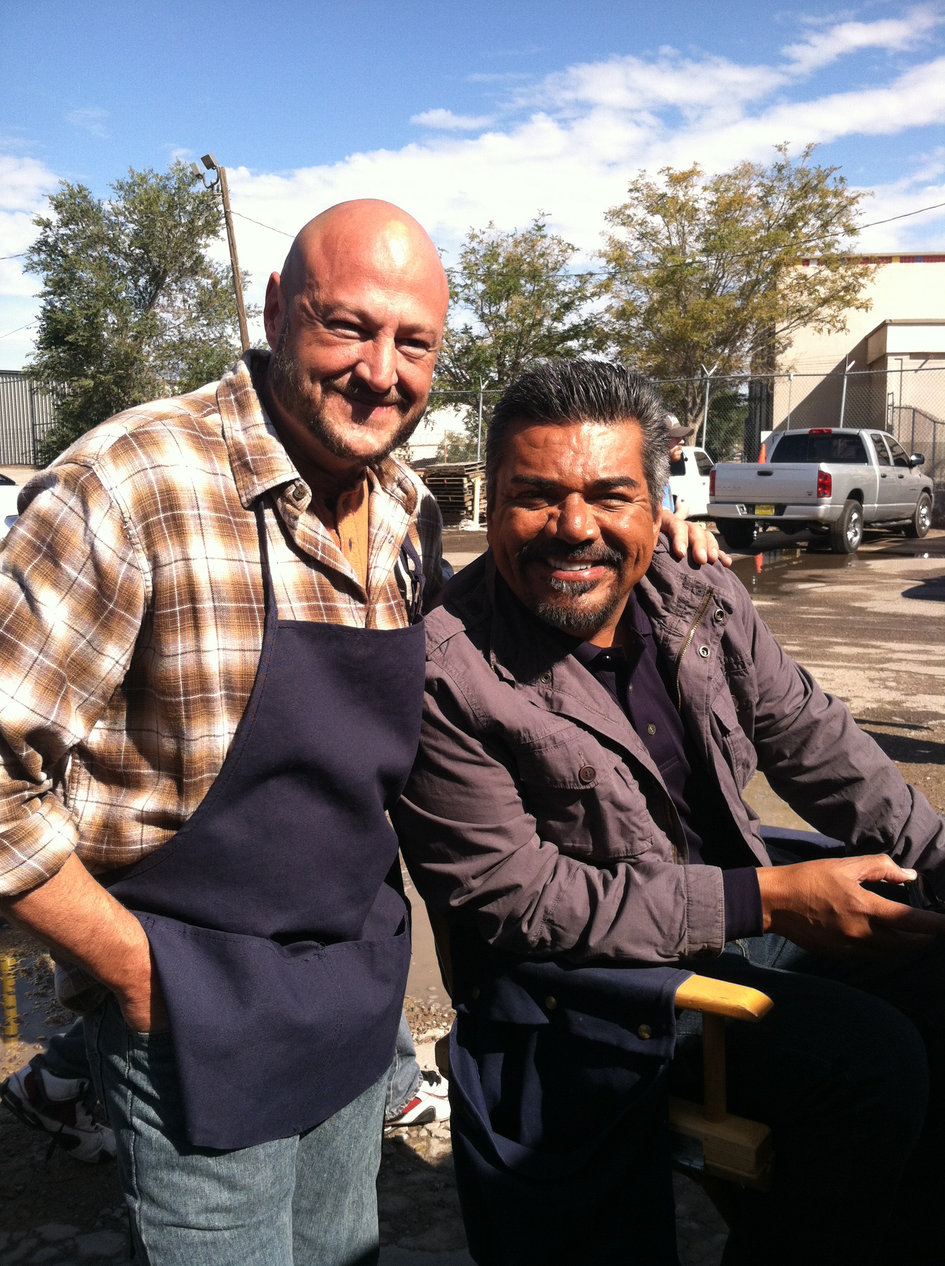 Chris Ranney Hanging out with George Lopez