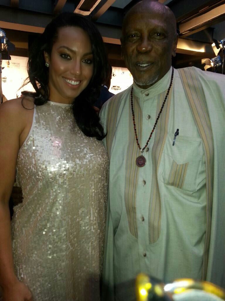 Actress Frankie Blair at the The Champions for Choice Gala with the Legendary Lou Gossett Jr in Los Angeles, CA