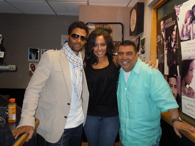 R&B Singer Eric Benet, Actress Frankie Blair, & Radio Personality Hollywood Hernandez @ The Touch Radio
