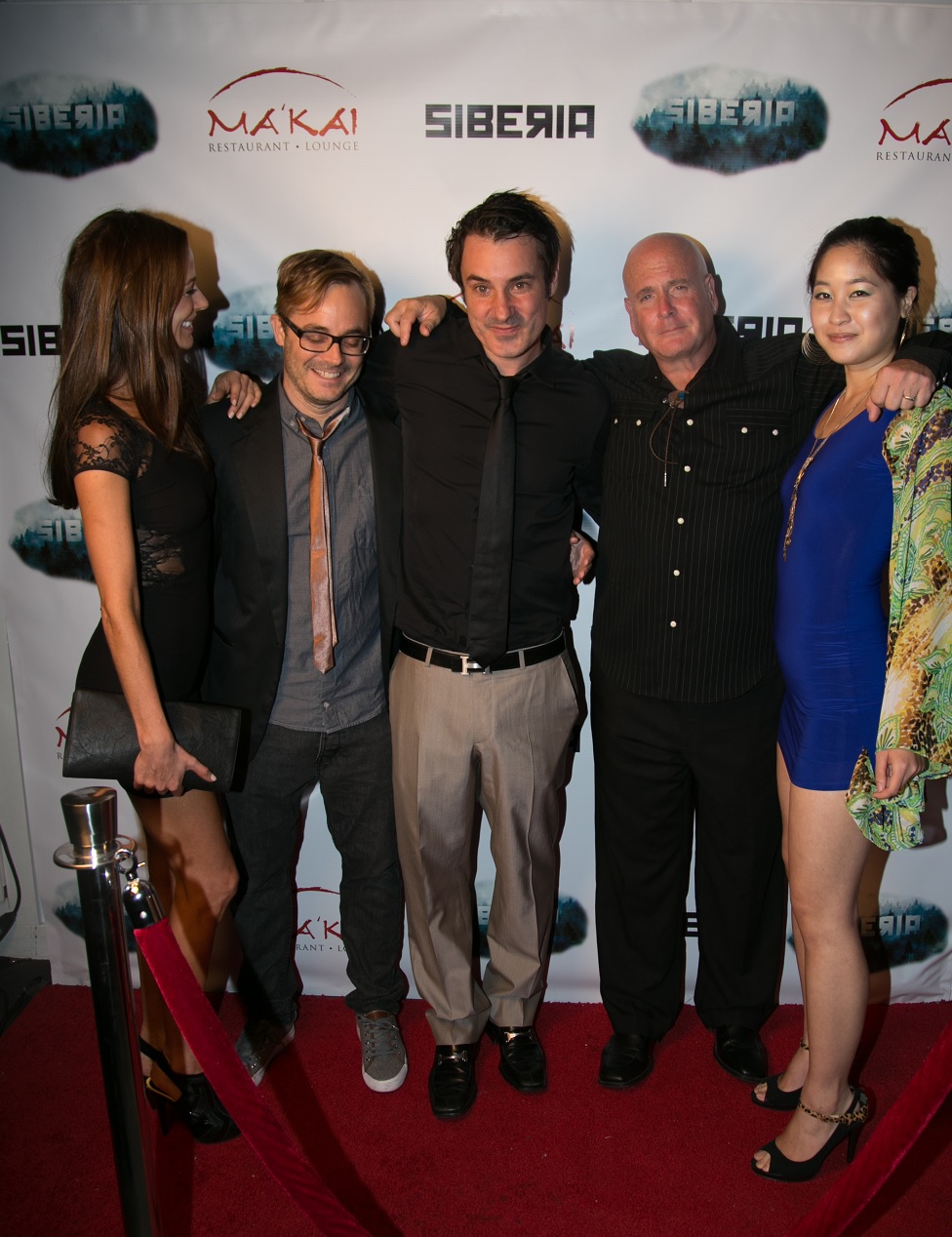 Irene Yee, Matthew Arnold, Esther Anderson, and Sam Dobbins at event for Siberia