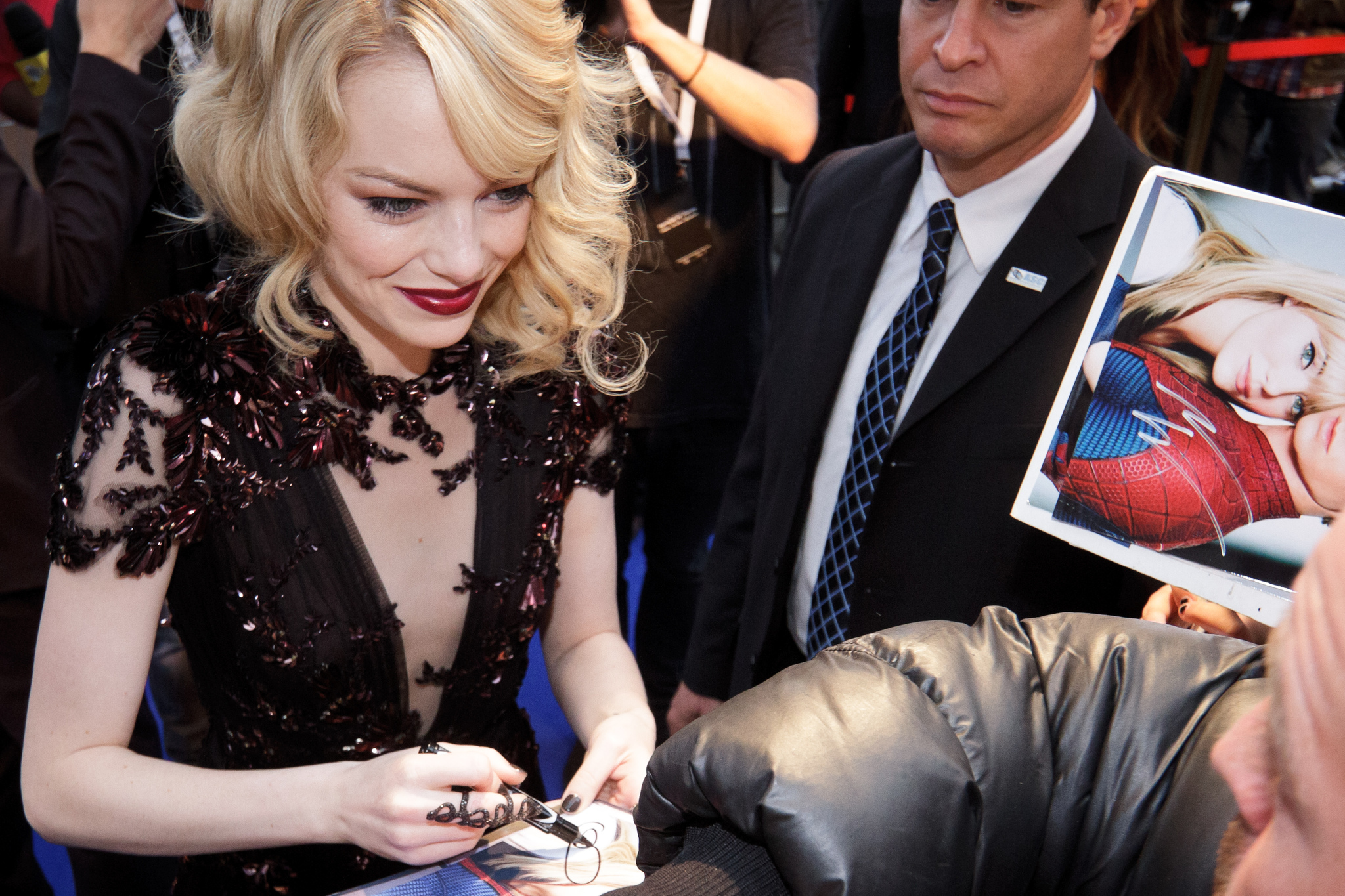 Emma Stone at event of Nepaprastas Zmogus-Voras (2012)