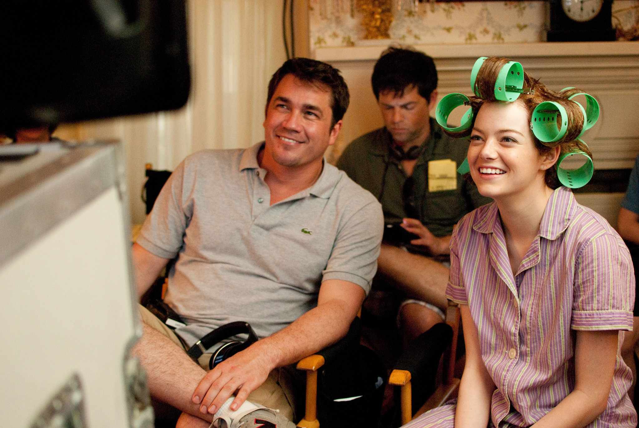 Still of Brunson Green, Tate Taylor and Emma Stone in Tarnaite (2011)