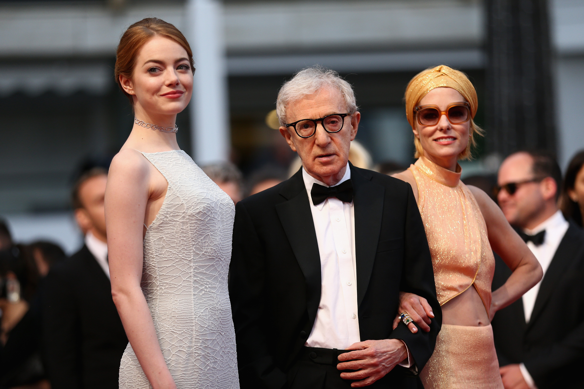 Woody Allen, Parker Posey and Emma Stone at event of Neracionalus zmogus (2015)