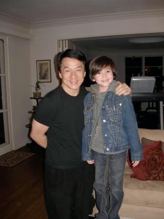 Max Tadman with legend Jackie Chan
