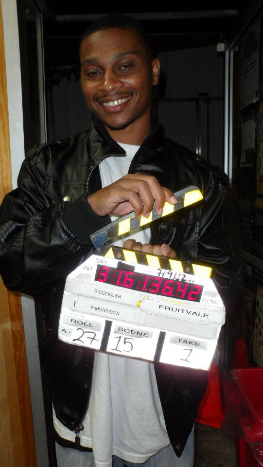 On the set of Fruitvale Station. 2013